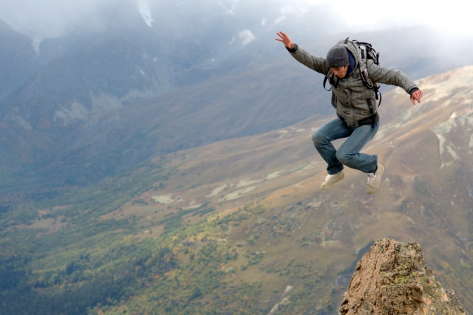Фотографируем зубров (Путешествия, осень, домбай)
