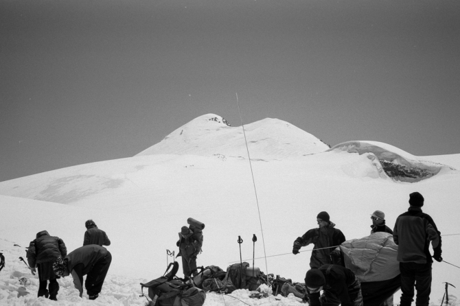 Фотографии с несхоженного Казбека. (Альпинизм, осетия)