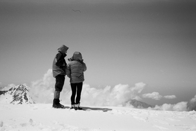 Фотографии с несхоженного Казбека. (Альпинизм, осетия)