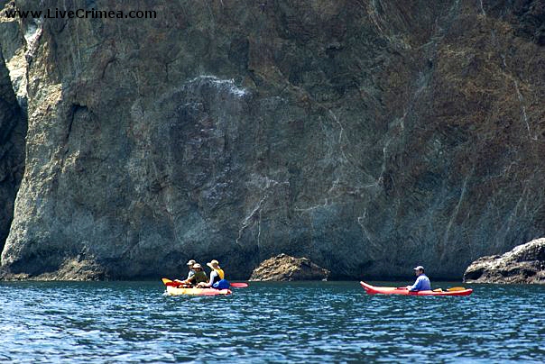 Морской Каякинг на Фиоленте (Севастополь, Вода, крым, морские каяки)