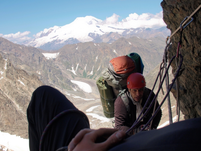 Ушба. Охота пуще неволи. (Альпинизм, ушба щуровского ушбинский ледопад)