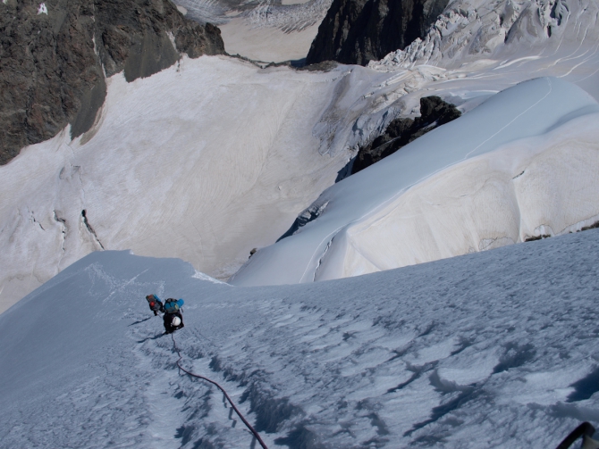 Ушба. Охота пуще неволи. (Альпинизм, ушба щуровского ушбинский ледопад)