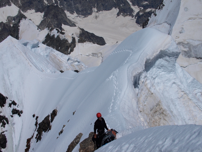 Ушба. Охота пуще неволи. (Альпинизм, ушба щуровского ушбинский ледопад)