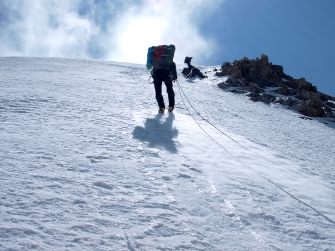 Ушба. Охота пуще неволи. (Альпинизм, ушба щуровского ушбинский ледопад)