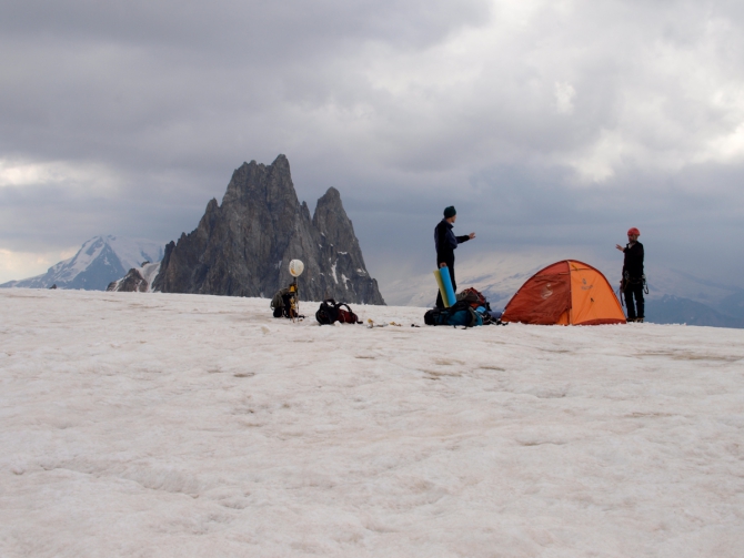 Ушба. Охота пуще неволи. (Альпинизм, ушба щуровского ушбинский ледопад)