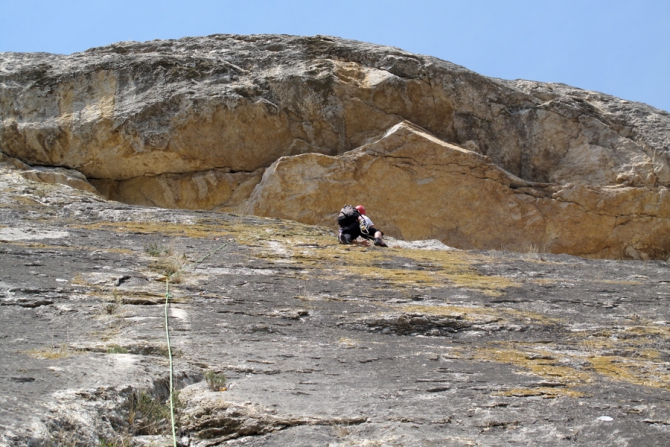 Крым, Сокол, Большой Карниз. 20. 09. 10. (Скалолазание)