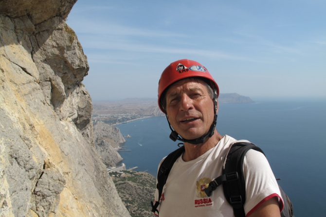 Крым, Сокол, Большой Карниз. 20. 09. 10. (Скалолазание)