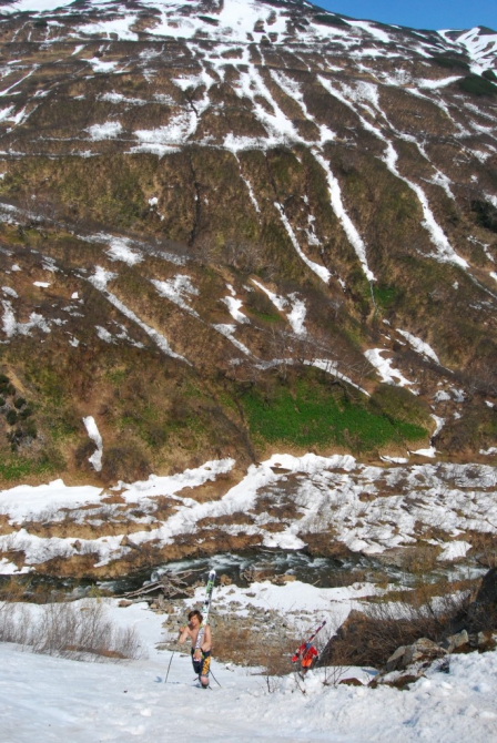 Камчатка. Родниковая. Закрытие сезона 2010. (Бэккантри/Фрирайд)