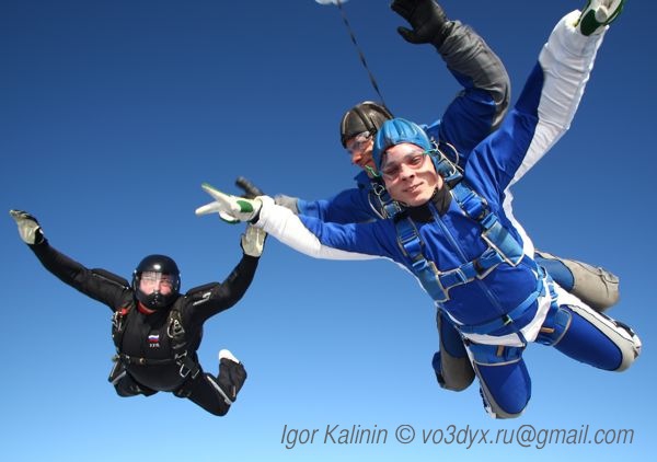 Парашютные фотографии Игоря Калинина на ДЗ Аэроград 4-7 ноября 2010 г. (Воздух, игорь калинин)