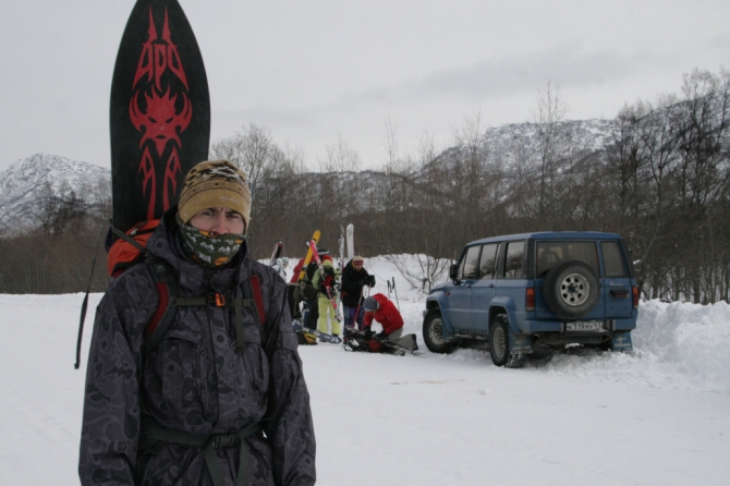 Камчатка, Усть-Большерецкий район. Разведка боем. (Горные лыжи/Сноуборд, сноубординг, лыжи бэккантри, kamchatka freeride community, kfc)