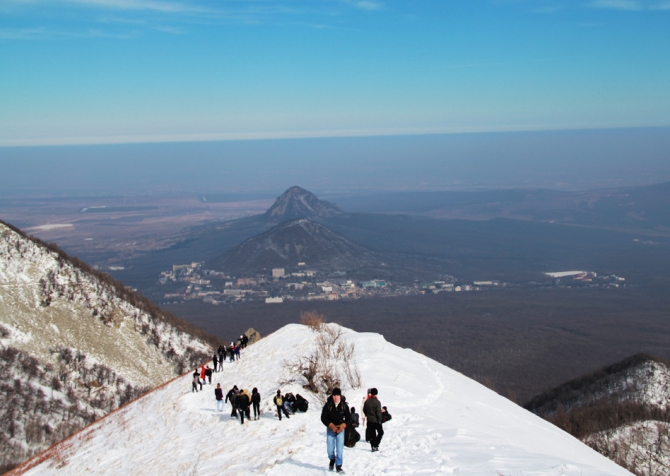 Юбилейное восхождение на Бештау состоялось! (Путешествия, пятигорск, массовое, зимнее, пятигория, лейцингер, цдютиэ)
