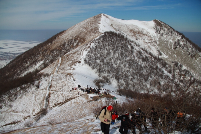 Юбилейное восхождение на Бештау состоялось! (Путешествия, пятигорск, массовое, зимнее, пятигория, лейцингер, цдютиэ)