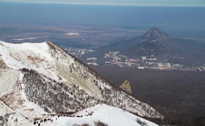 Юбилейное восхождение на Бештау состоялось! (Путешествия, пятигорск, массовое, зимнее, пятигория, лейцингер, цдютиэ)