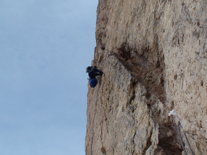 Две новые нитки на Ерыдаге. Февраль. 2011 (Альпинизм, первопрохождение, одесса, зима)
