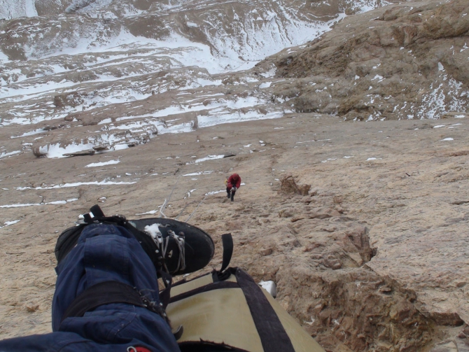 Две новые нитки на Ерыдаге. Февраль. 2011 (Альпинизм, первопрохождение, одесса, зима)