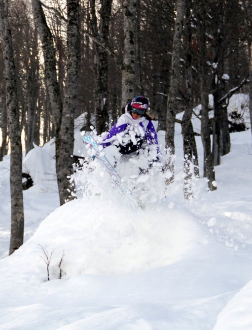 Powder Day с Аней Орловой в Красной Поляне (Горные лыжи/Сноуборд, snowboard, сноуборд, видео, action brothers, freeride, территория снега, аня орлова)