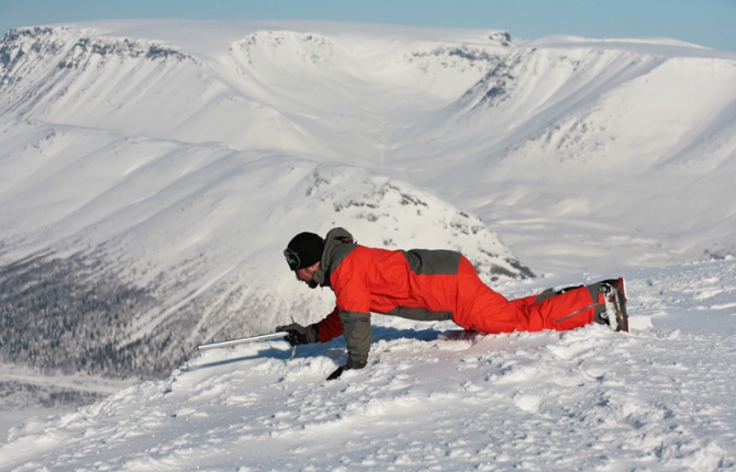 Спили мушку, Трупосборник и Лавинный кулуар за 1 день (выходные команды SnowSense, Бэккантри/Фрирайд, cергей шестихин, snow sense, snowsense team, алекс кузмицкий, цирк ганешина, лавины, хибины, вне трасс, фрирайд, кировск)