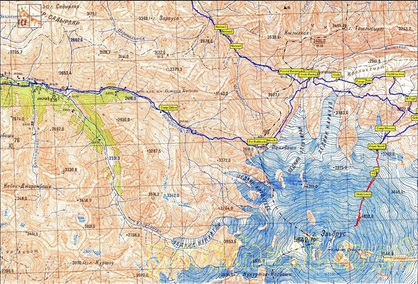 Поход неизвестной мне категории сложности по Северному Приэльбрусью летом 2011года (Альпинизм, северное приэльбрусье, эльбрус с севера, хурзук, балкбаши)