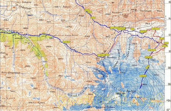 Поход неизвестной мне категории сложности по Северному Приэльбрусью летом 2011года (Альпинизм, северное приэльбрусье, эльбрус с севера, хурзук, балкбаши)