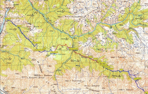 Поход неизвестной мне категории сложности по Северному Приэльбрусью летом 2011года (Альпинизм, северное приэльбрусье, эльбрус с севера, хурзук, балкбаши)