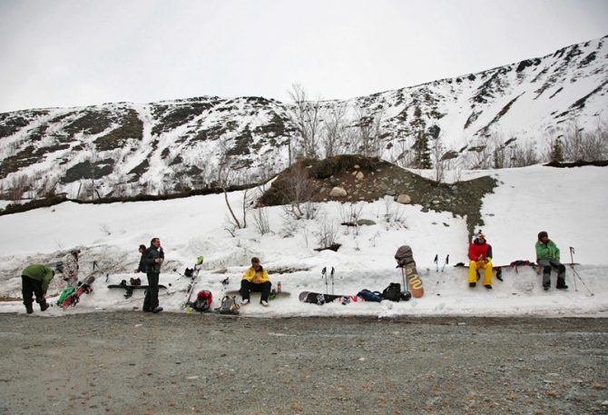 Беккантри-неделя Snow Sense в Хибинах (фоторепорт, Бэккантри/Фрирайд, хибины, кировск, snow sense team, цирк ганешина, лавинный кулуар, беккантри-лагерь)