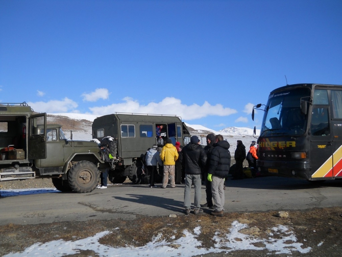Актру - альпсборы в ноябре 2012 (Альпинизм, алтай, альпинизм)
