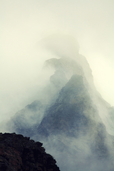 Домбай-Ульген, восхождение по Зап. ребру, 5Б (Альпинизм, западный кавказ, западное ребро)