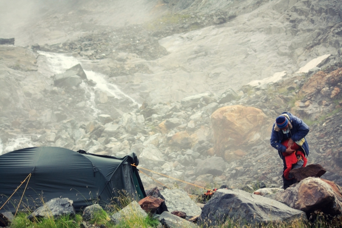 Домбай-Ульген, восхождение по Зап. ребру, 5Б (Альпинизм, западный кавказ, западное ребро)