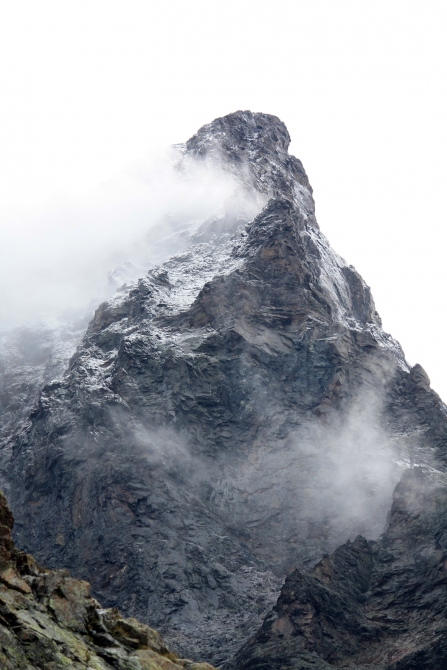Домбай-Ульген, восхождение по Зап. ребру, 5Б (Альпинизм, западный кавказ, западное ребро)
