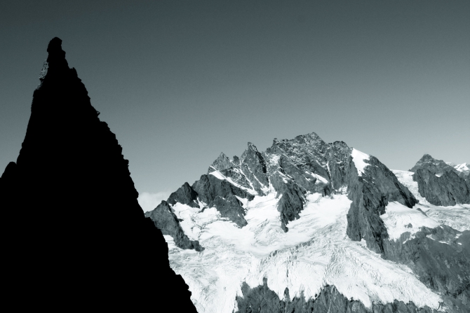 Домбай-Ульген, восхождение по Зап. ребру, 5Б (Альпинизм, западный кавказ, западное ребро)