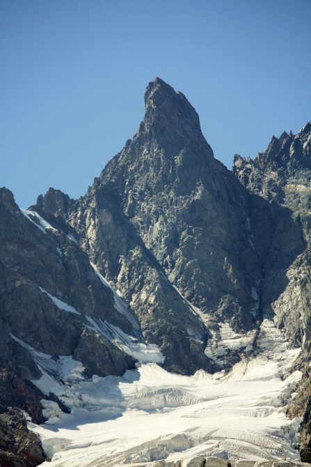 Домбай-Ульген, восхождение по Зап. ребру, 5Б (Альпинизм, западный кавказ, западное ребро)