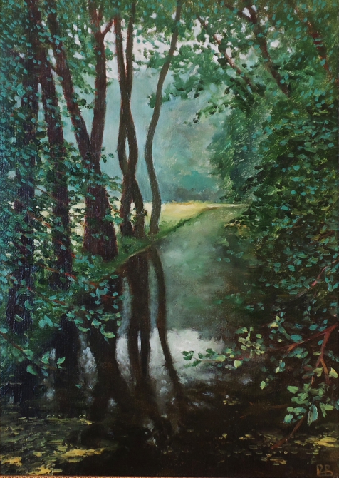 НА ПЛЕНЕРЕ (виктор воропаев, стихи, живопись)