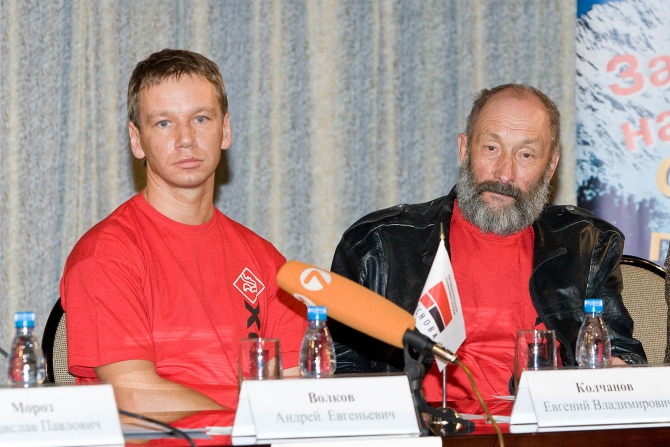Пресс конференция в «Российской газете», Москва, 10 апреля 2008 года. (Альпинизм, эльбрус, редфокс, мультигонка, кандалакша)