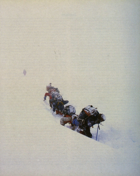 "Тут кто как умеет,- мне важно увидеть восход". (Альпинизм, эверест, гималаи, дэвид шарп)