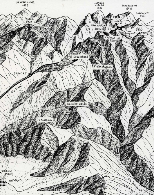 Трек в Лангтанг (непал, гималаи)