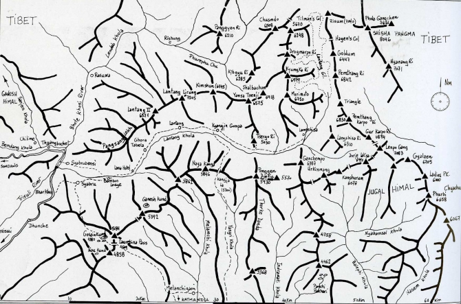 Трек в Лангтанг (непал, гималаи)
