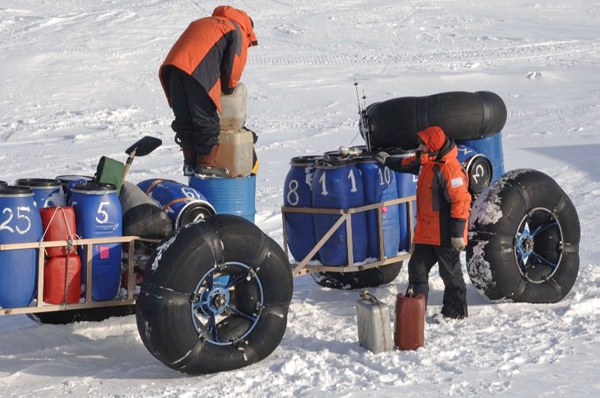Машины на Мысе Челюскин!.. (северный полюс, экспедиции, демченко, арктика)