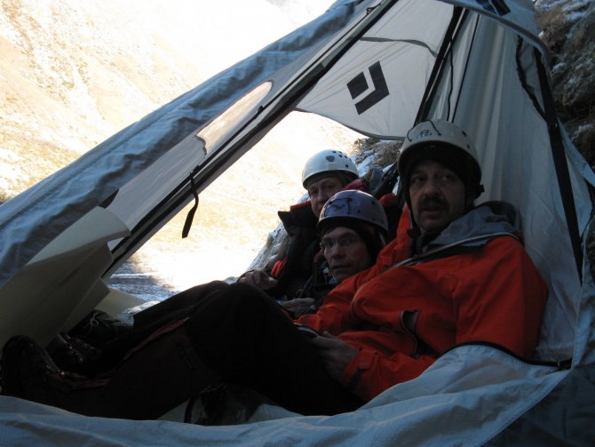 Баланс тепла получился, а вот улитка заартачилась… Тестирование снаряжения для зимнего альпинизма. (безенги, зима, снаряжение, нпф баск, михаил лебедев)