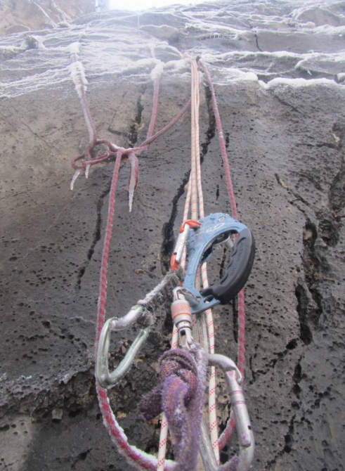 Морчека «Ледоход» 6 А. Новый маршрут. (Альпинизм, «ледоход» 6 а. заколодний а.в., марчека, крым)