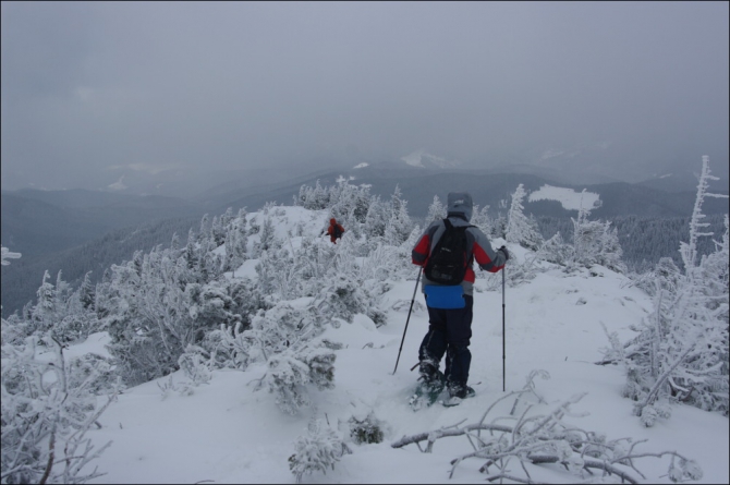 Горганами по снегоступам (Путешествия, карпаты, горганы, снегоступы)