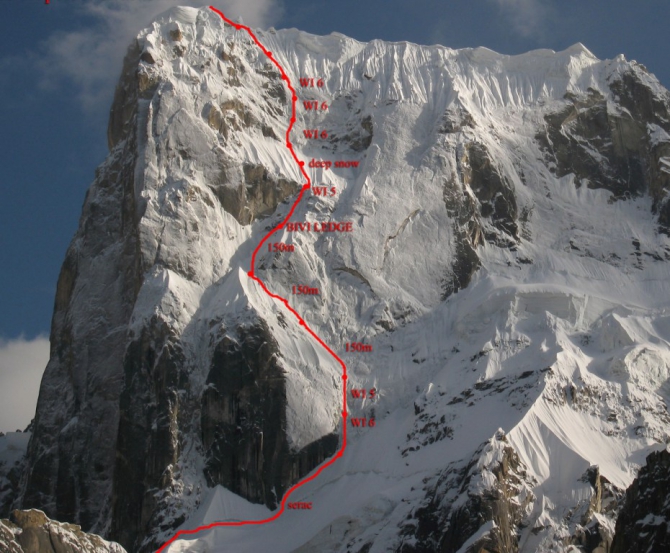 "Обычный" Uli Biaho. (Альпинизм, west face, east face, башкирцев, веретенин)
