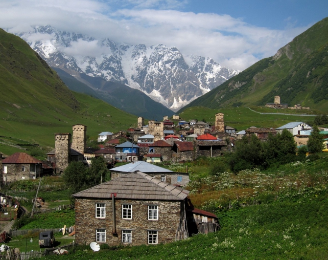 Кавказ, Сванетия, Грузия..