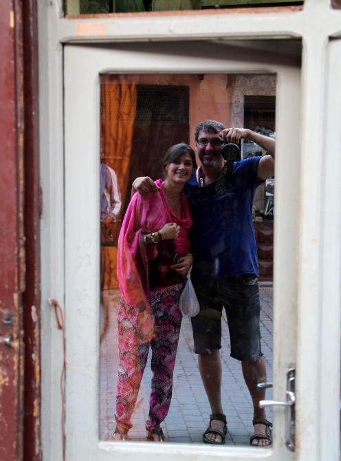 ЗаМарочка с штативом и дочкой..