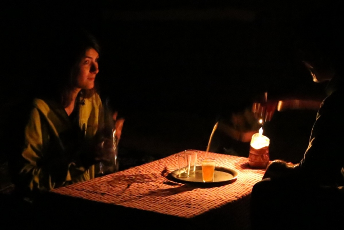 ЗаМарочка с штативом и дочкой..