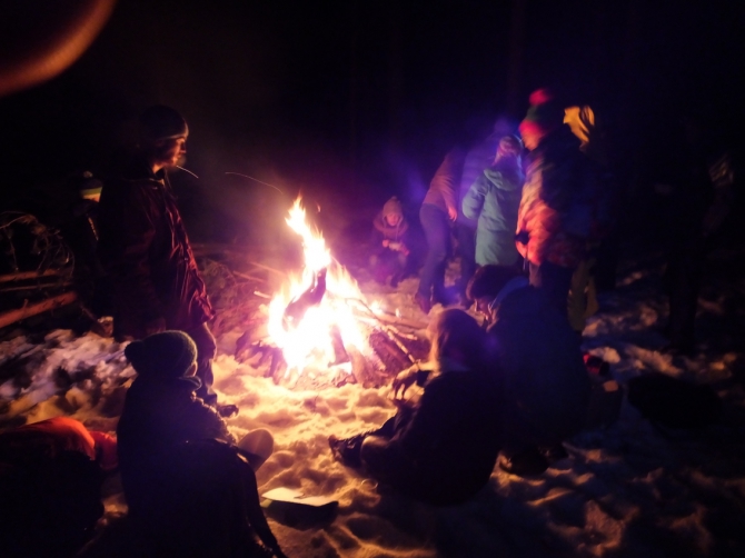 Новогодний экстрим в Чегетском лесу(в продолжение поздравлялки, Горные лыжи/Сноуборд, приэльбрусье, терскльско-чегетский лес)