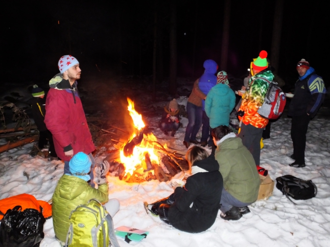 Новогодний экстрим в Чегетском лесу(в продолжение поздравлялки, Горные лыжи/Сноуборд, приэльбрусье, терскльско-чегетский лес)