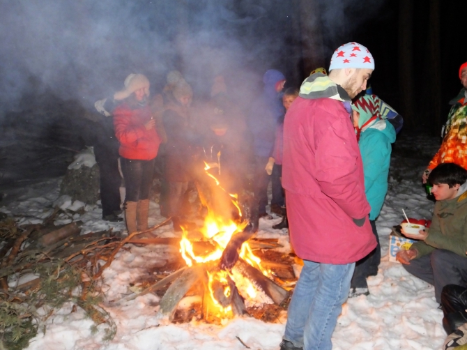 Новогодний экстрим в Чегетском лесу(в продолжение поздравлялки, Горные лыжи/Сноуборд, приэльбрусье, терскльско-чегетский лес)