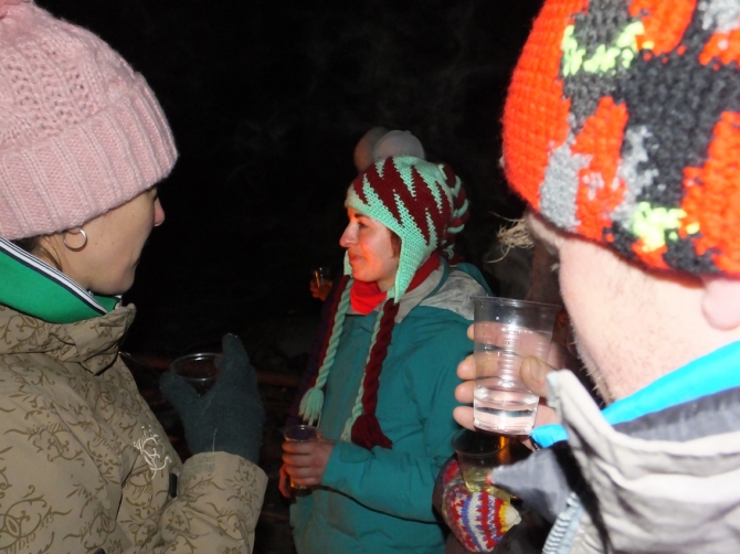 Новогодний экстрим в Чегетском лесу(в продолжение поздравлялки, Горные лыжи/Сноуборд, приэльбрусье, терскльско-чегетский лес)