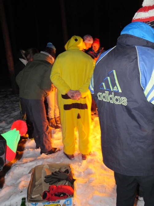 Новогодний экстрим в Чегетском лесу(в продолжение поздравлялки, Горные лыжи/Сноуборд, приэльбрусье, терскльско-чегетский лес)