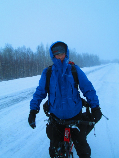 Первый выезд зимой на велосипедах, Томск-Каргасок, 2013 (Путешествия, зима, россия, север, велотуризм, велосипедизм)